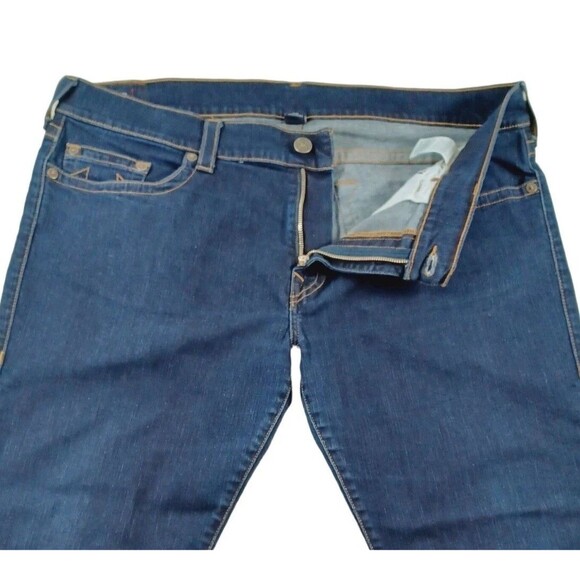 True Religion Geno Relaxed Slim Men's Stretch Denim Jeans Size 42x28 - Picture 5 of 15